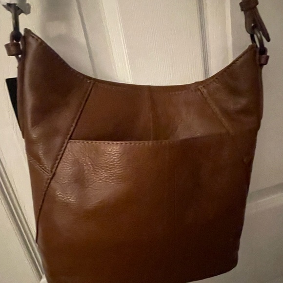 FRYE Ari Crossbody Cognac Brown Leather Handbag NWT - Picture 14 of 16